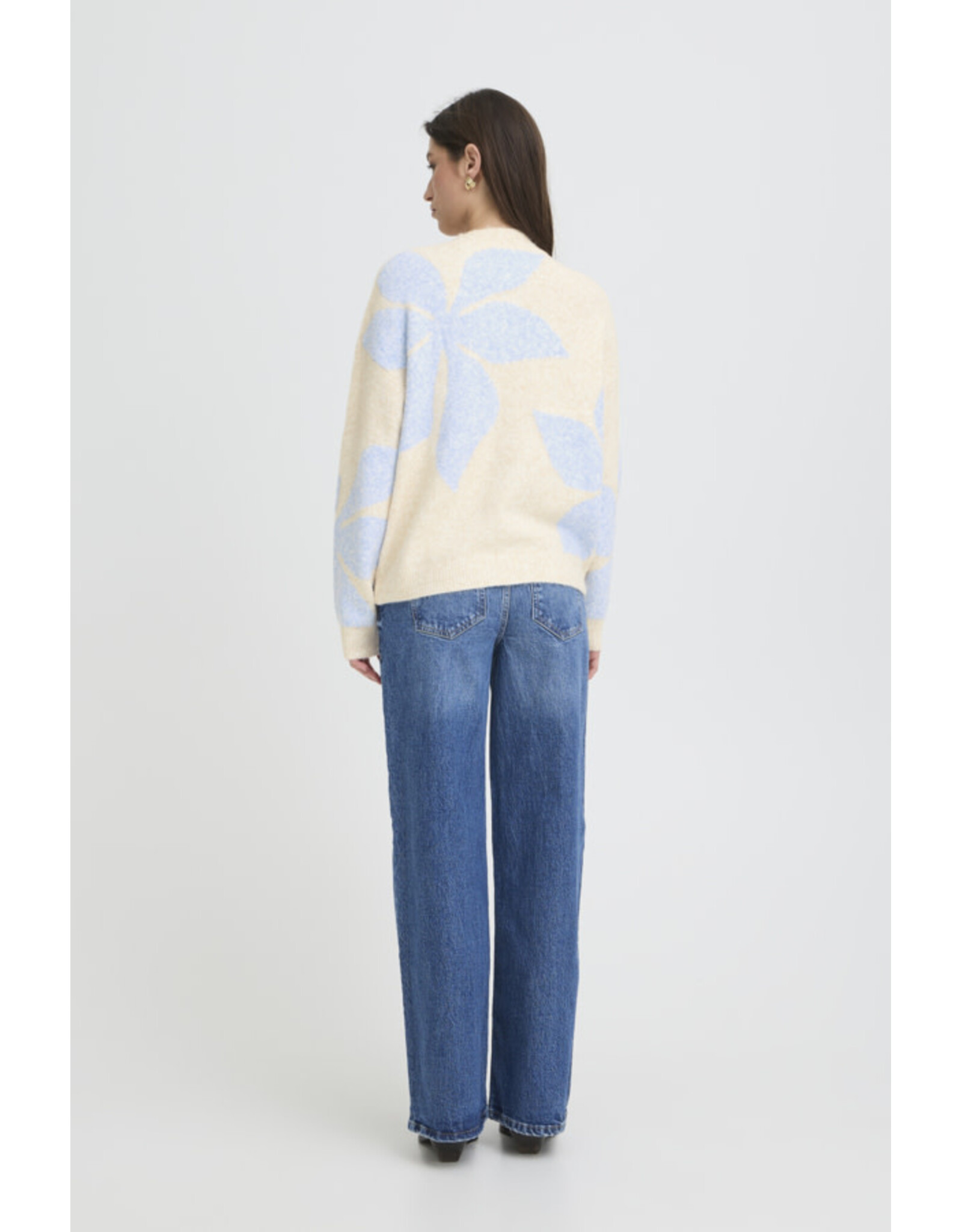 b.young b.young - Mea Flower Jumper (Della Robbia Blue)