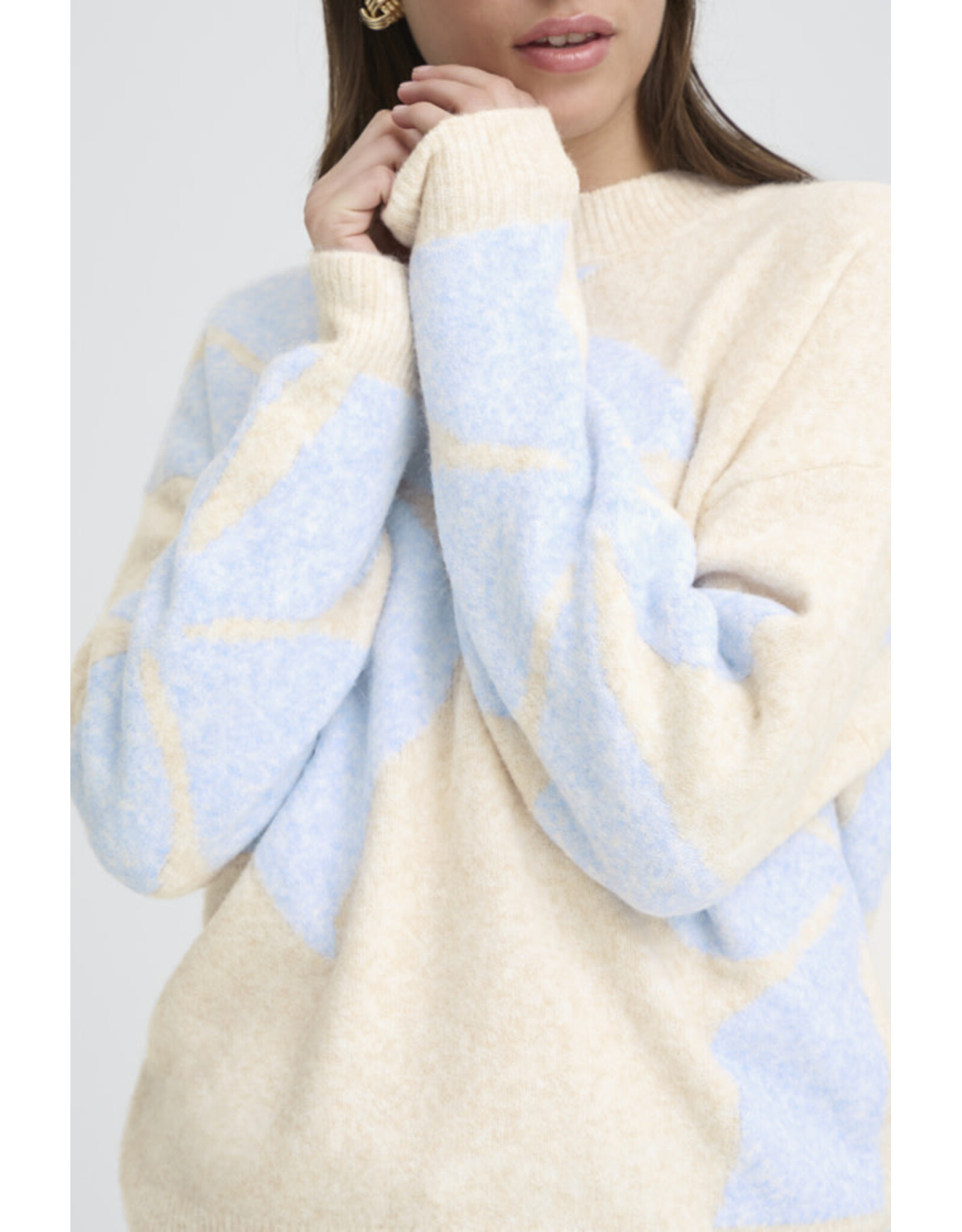 b.young b.young - Mea Flower Jumper (Della Robbia Blue)