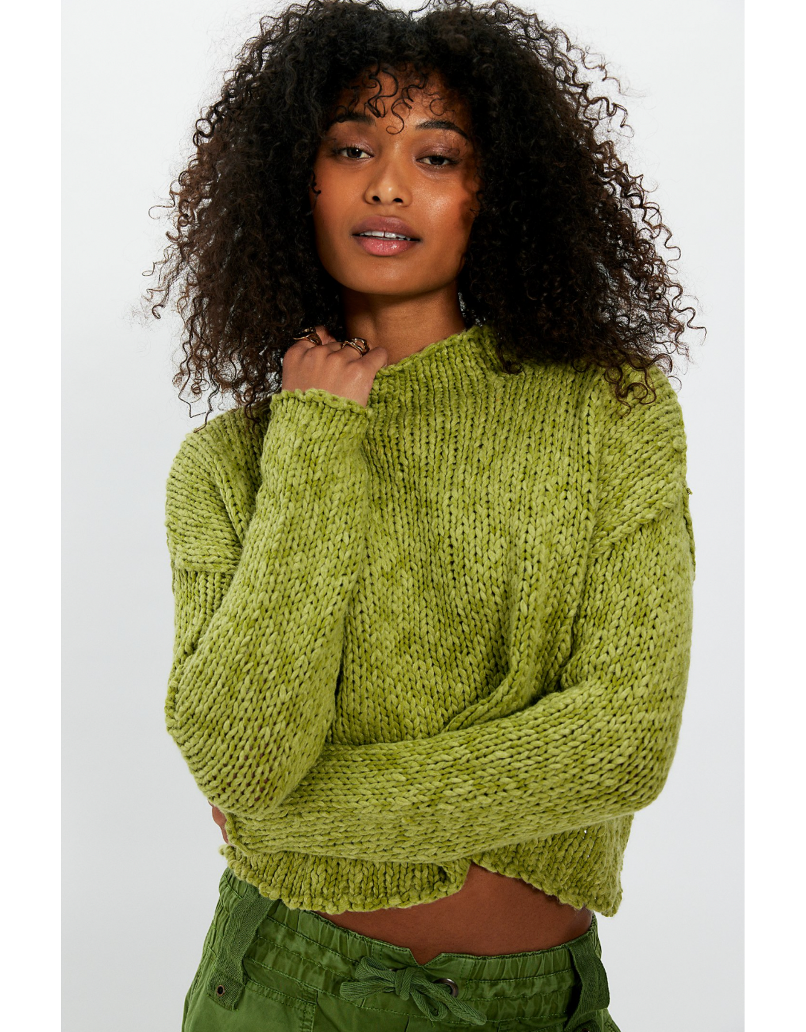 Free people Free People -  Opal Rollneck Knit Sweater (Fresh Sprout)