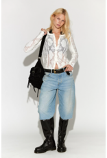 Free people Free People -  Jae Sheer Lace Knit Long Sleeve Top (Sugar Swizzle)