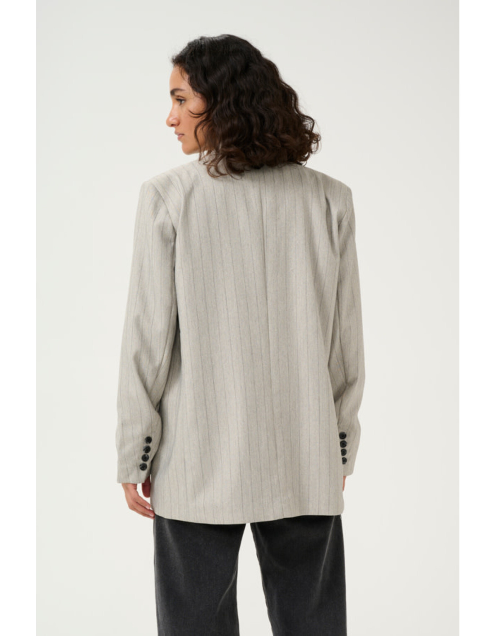 Kaffe Kaffe - Kaysa Blazer (Grey Pinstripe)