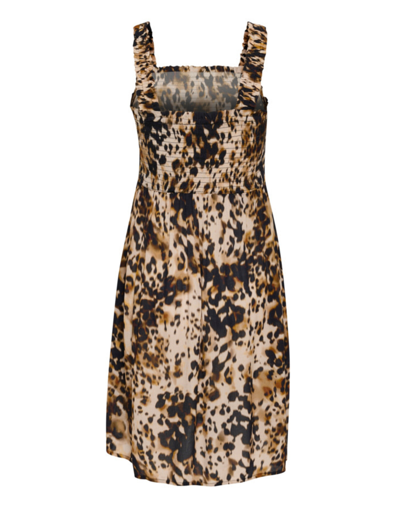 Kaffe Kaffe - Thora Amber Dress (Leopard Print)