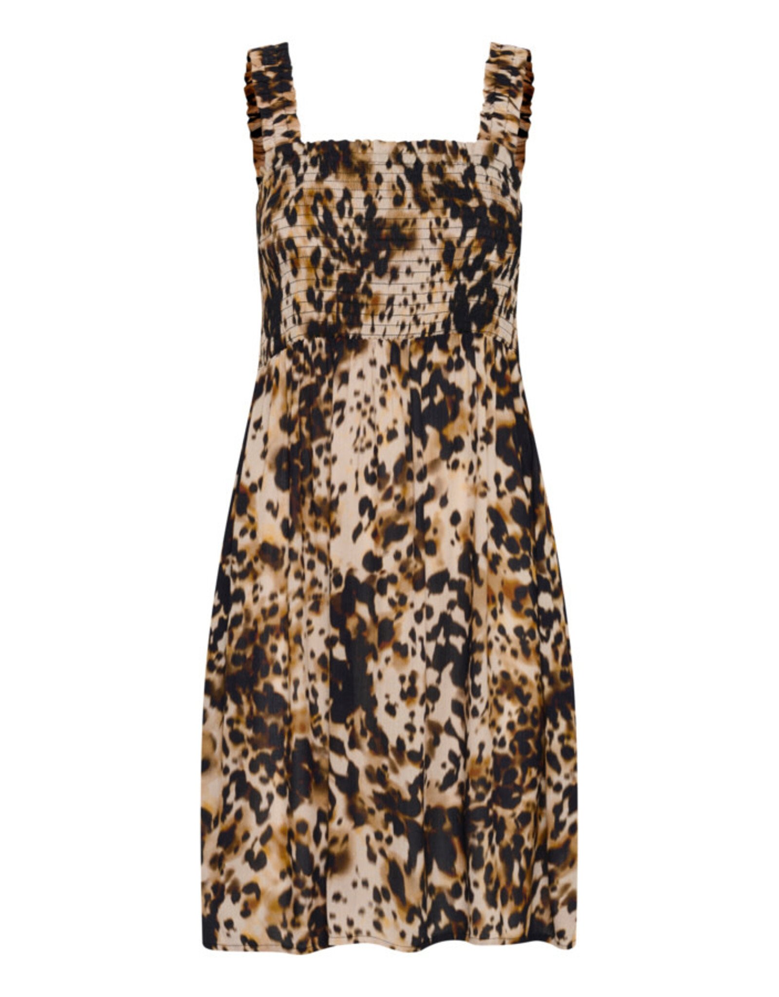 Kaffe Kaffe - Thora Amber Dress (Leopard Print)