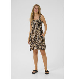 Kaffe Kaffe - Thora Amber Dress (Leopard Print)