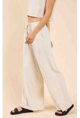 Sadie & Sage Sadie & Sage - Sugarloaf Elastic Waist Pants (Oatmeal)