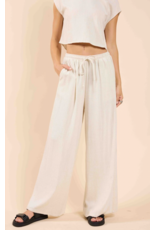 Sadie & Sage Sadie & Sage - Sugarloaf Elastic Waist Pants (Oatmeal)