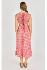 Sadie & Sage Sadie & Sage - Apple Butter Midi Dress (Red / Ivory)