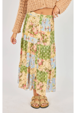 Sadie & Sage Sadie & Sage - Treasured Trove Quilted Midi Skirt