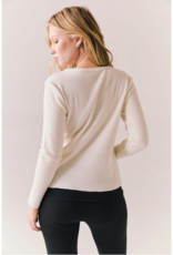 Chaser Chaser - Heart Embroidery  (White)