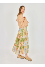 Sadie & Sage Sadie & Sage - Treasured Trove Quilted Midi Skirt