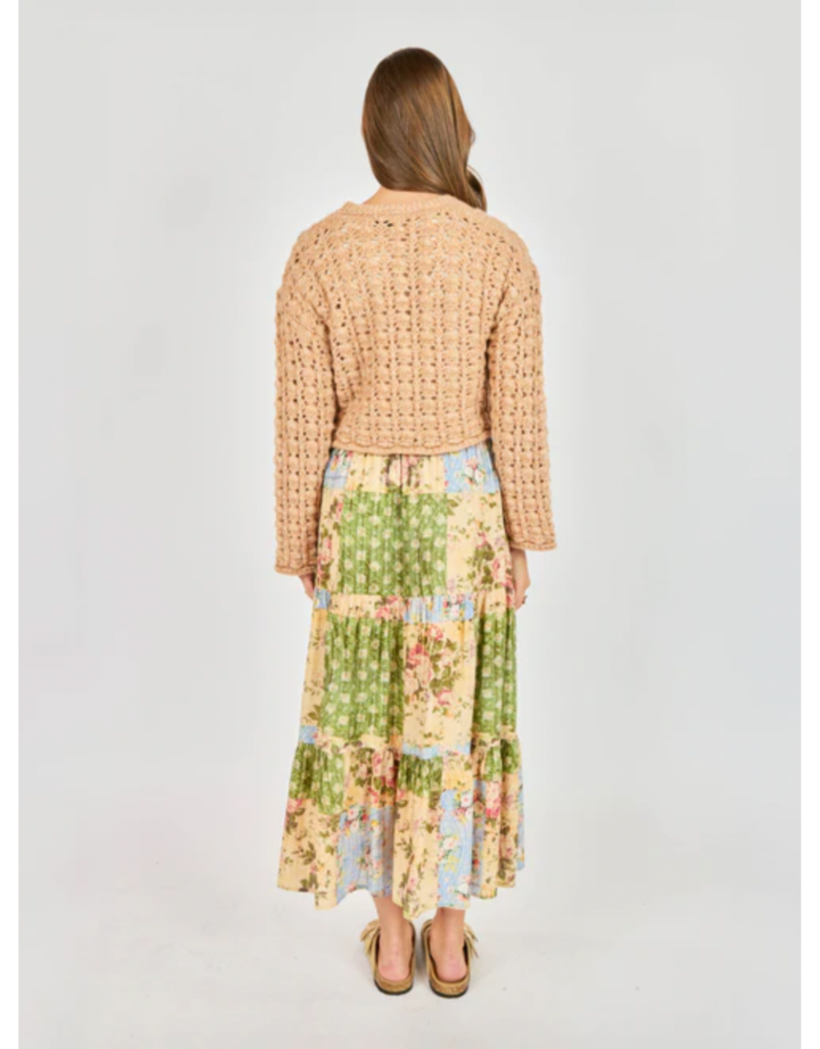 Sadie & Sage Sadie & Sage - Treasured Trove Quilted Midi Skirt