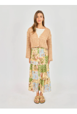 Sadie & Sage Sadie & Sage - Treasured Trove Quilted Midi Skirt