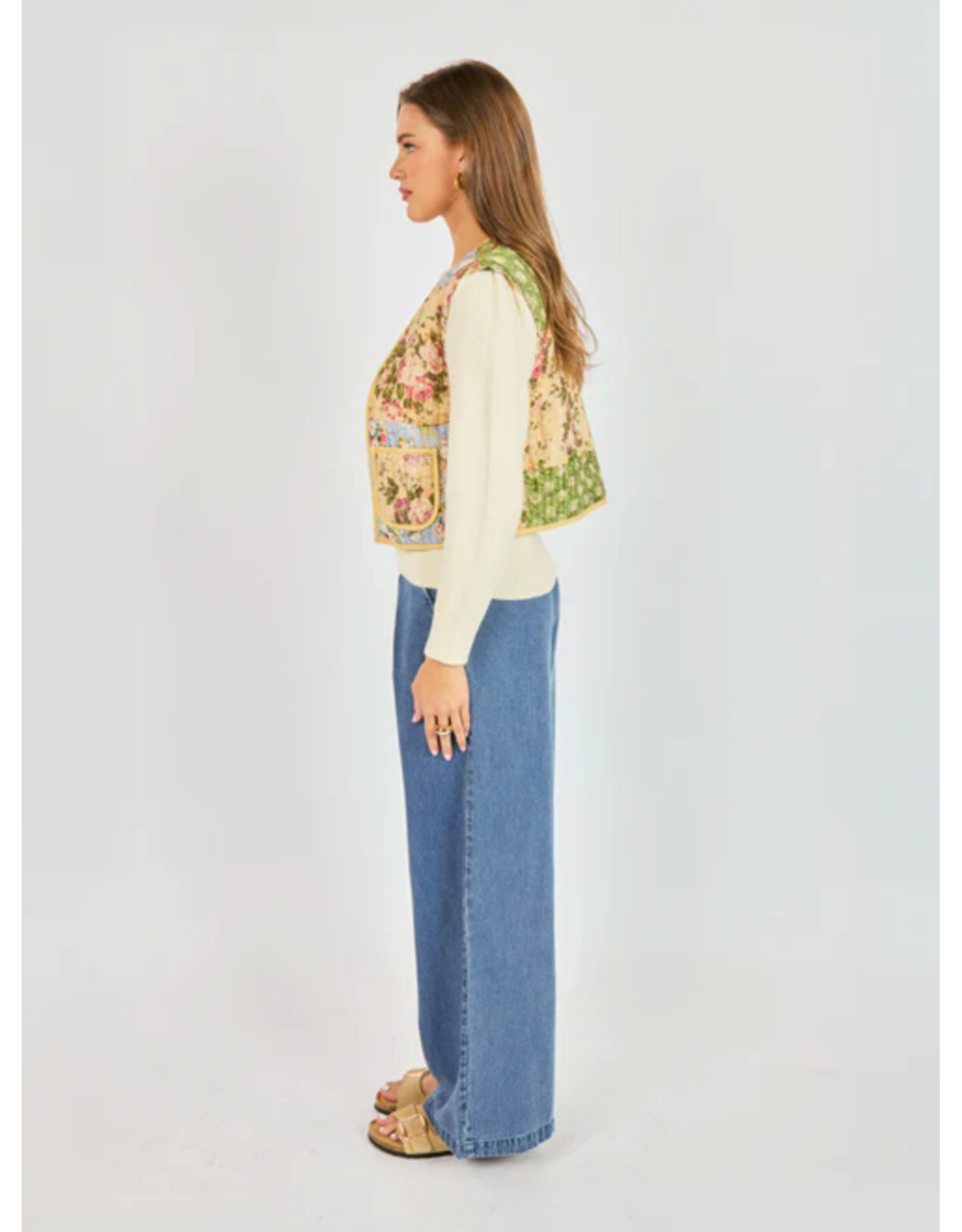 Sadie & Sage Sadie & Sage - Treasured Trove Quilted Vest