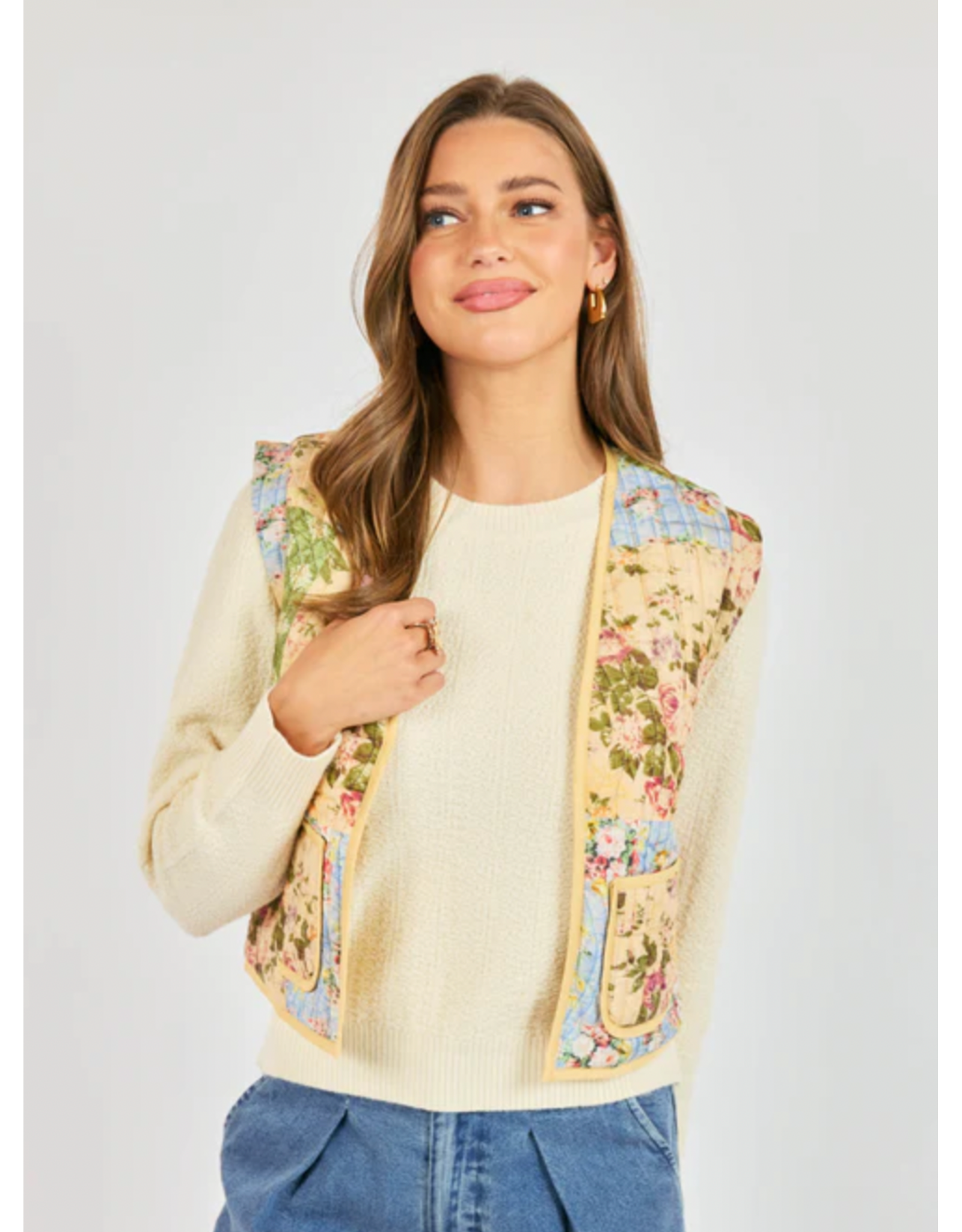 Sadie & Sage Sadie & Sage - Treasured Trove Quilted Vest