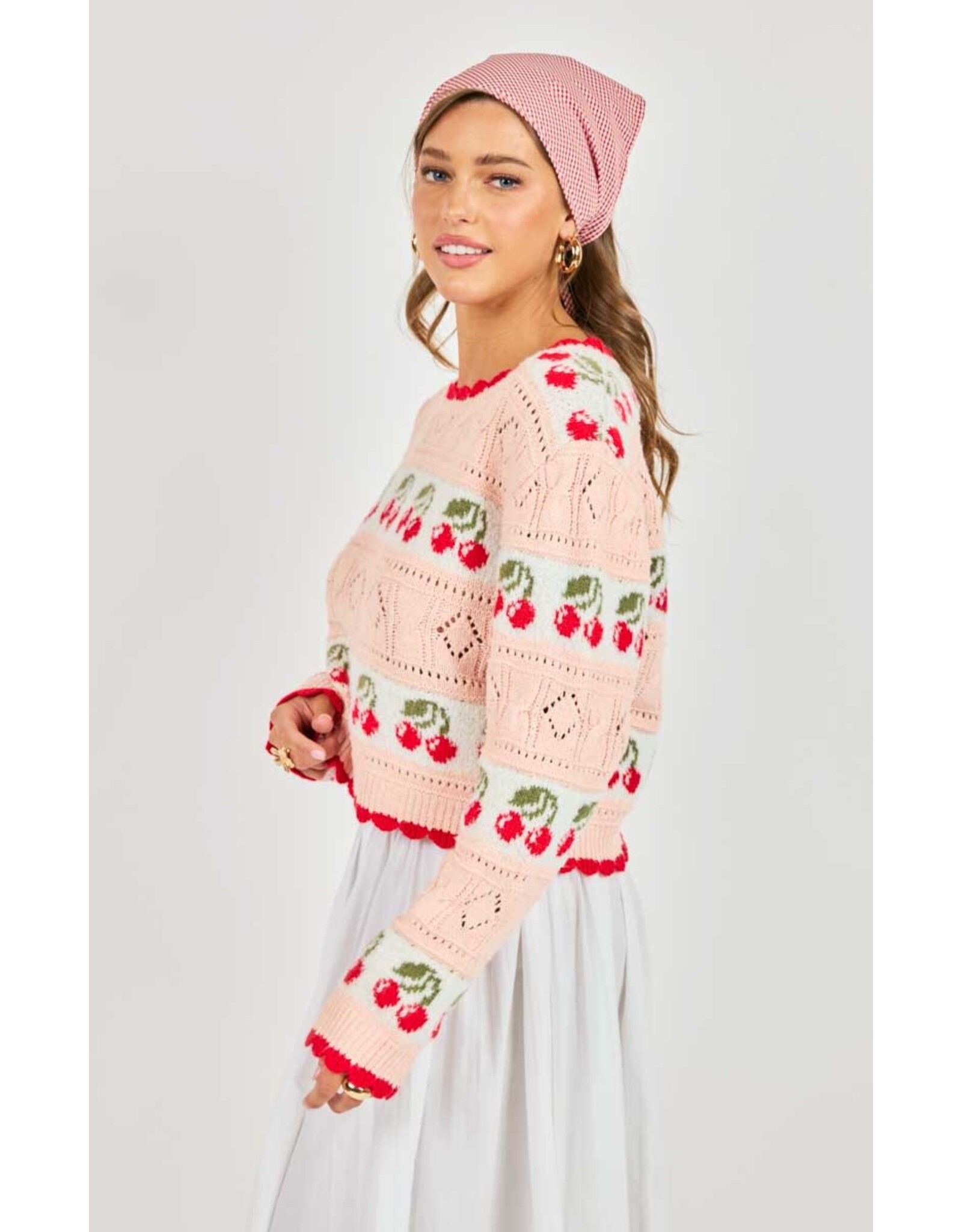 Sadie & Sage Sadie & Sage - Cherry on Top Sweater