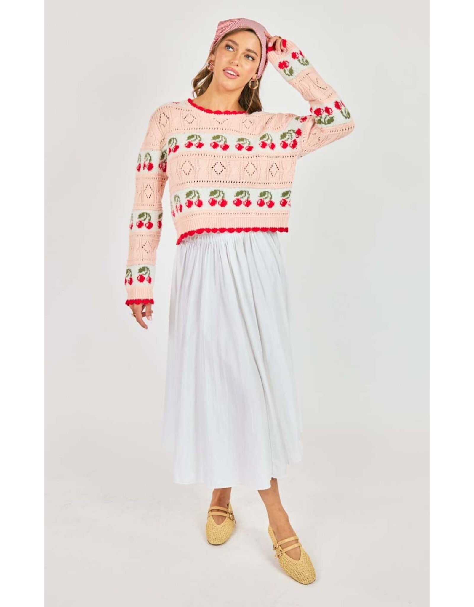 Sadie & Sage Sadie & Sage - Cherry on Top Sweater