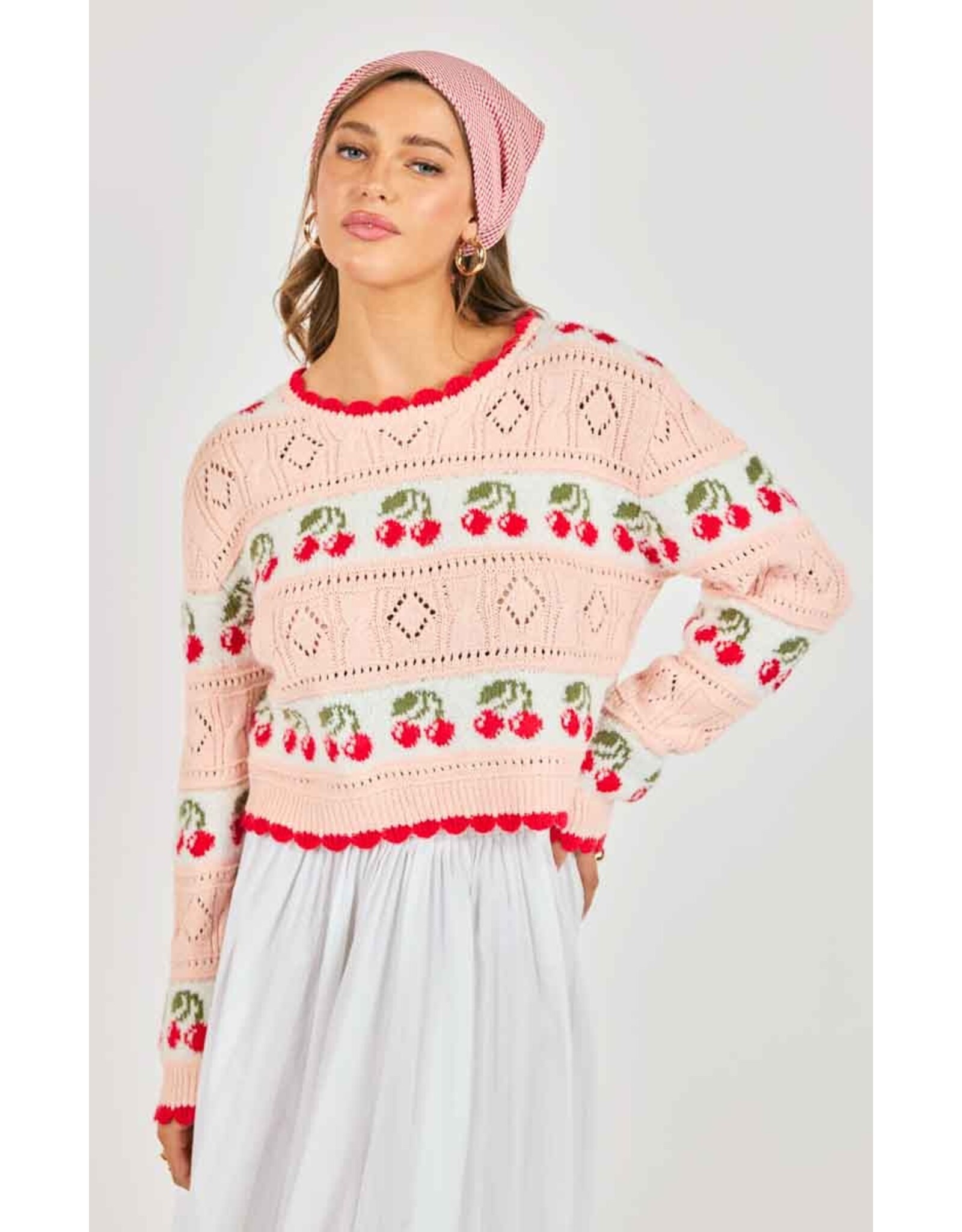 Sadie & Sage Sadie & Sage - Cherry on Top Sweater
