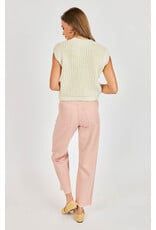 Sadie & Sage Sadie & Sage - Chunky Hand Knit Tank (Ivory)