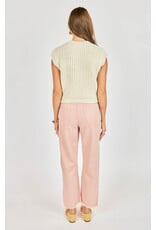 Sadie & Sage Sadie & Sage - Chunky Hand Knit Tank (Ivory)