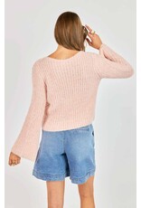 Sadie & Sage Sadie & Sage - Ginis Bell Sleeve Sweater (Blush)