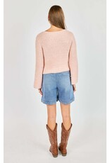 Sadie & Sage Sadie & Sage - Ginis Bell Sleeve Sweater (Blush)