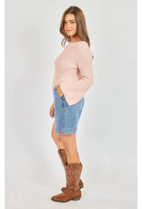 Sadie & Sage Sadie & Sage - Ginis Bell Sleeve Sweater (Blush)