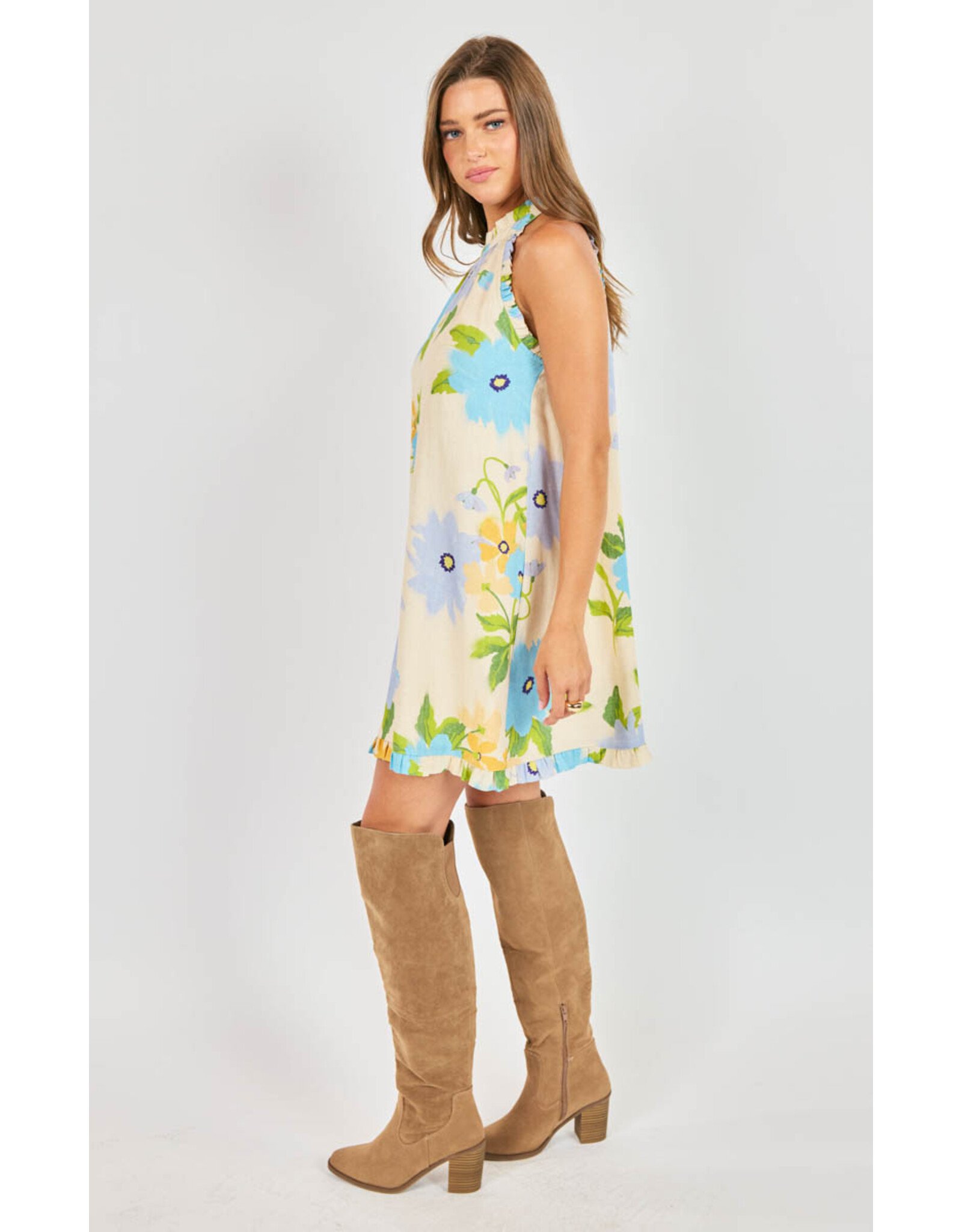 Sadie & Sage Sadie & Sage - Fresh Cut Mini Dress (Cream / Multi)