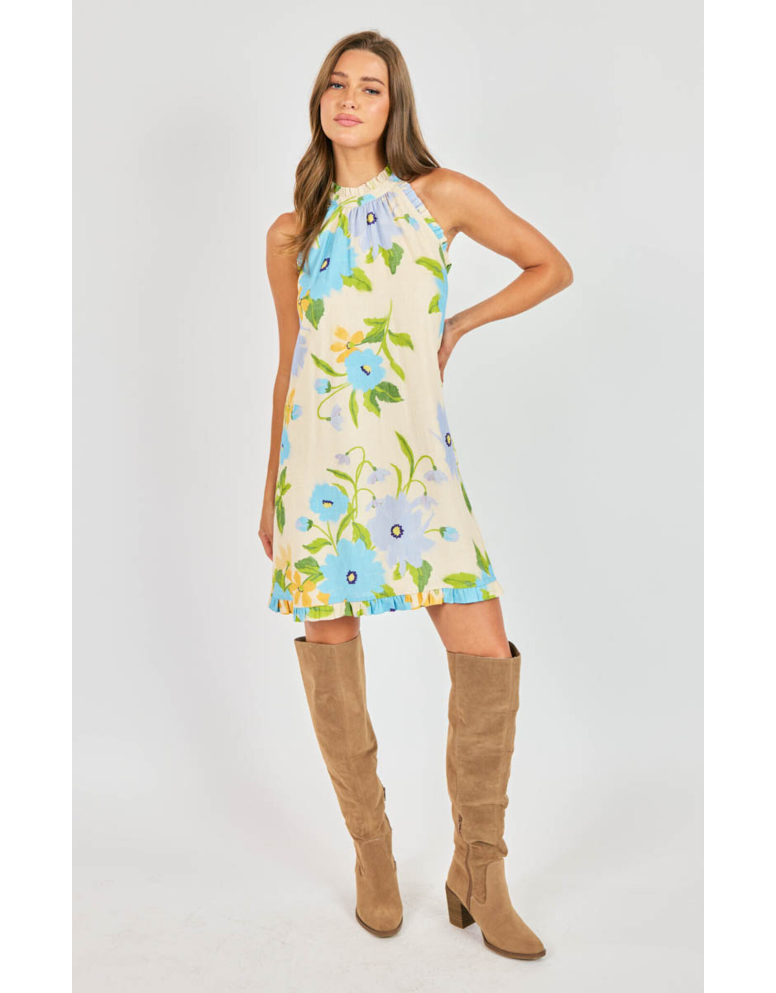 Sadie & Sage Sadie & Sage - Fresh Cut Mini Dress (Cream / Multi)