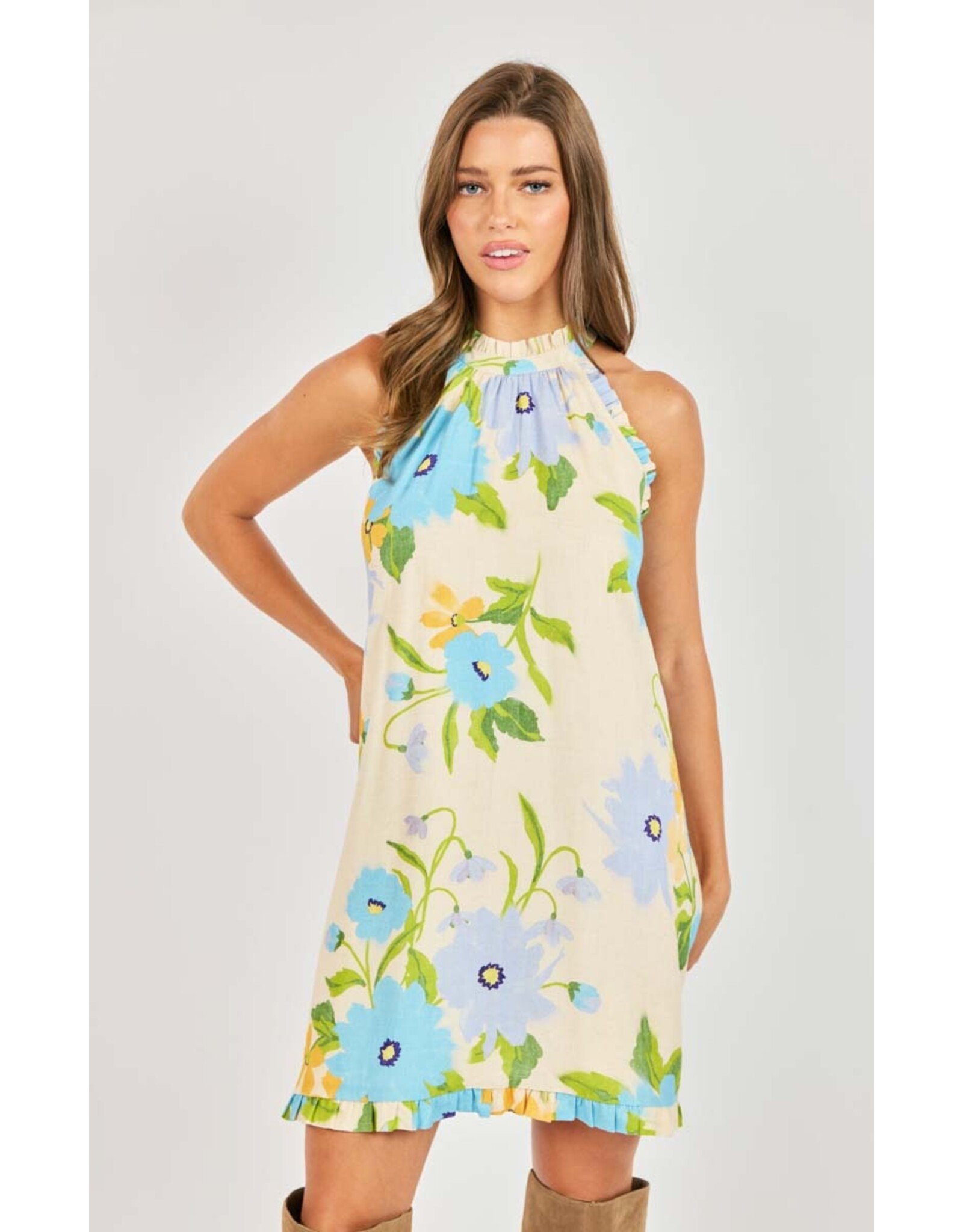 Sadie & Sage Sadie & Sage - Fresh Cut Mini Dress (Cream / Multi)