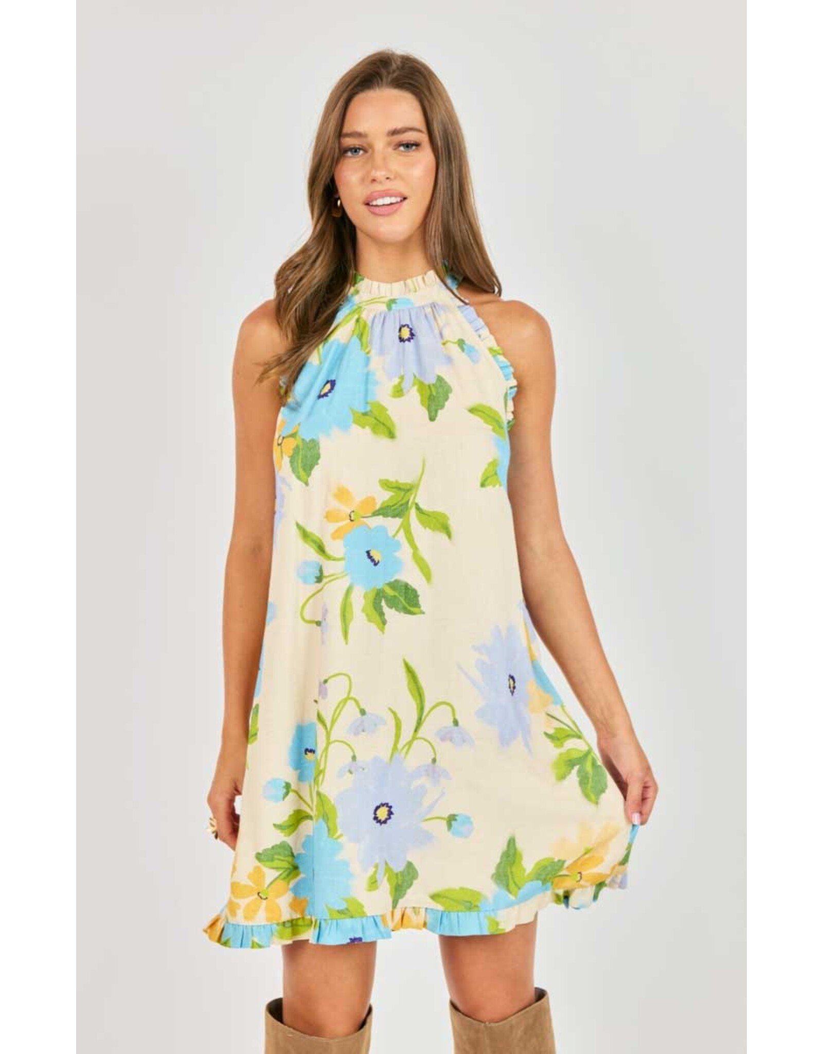 Sadie & Sage Sadie & Sage - Fresh Cut Mini Dress (Cream / Multi)