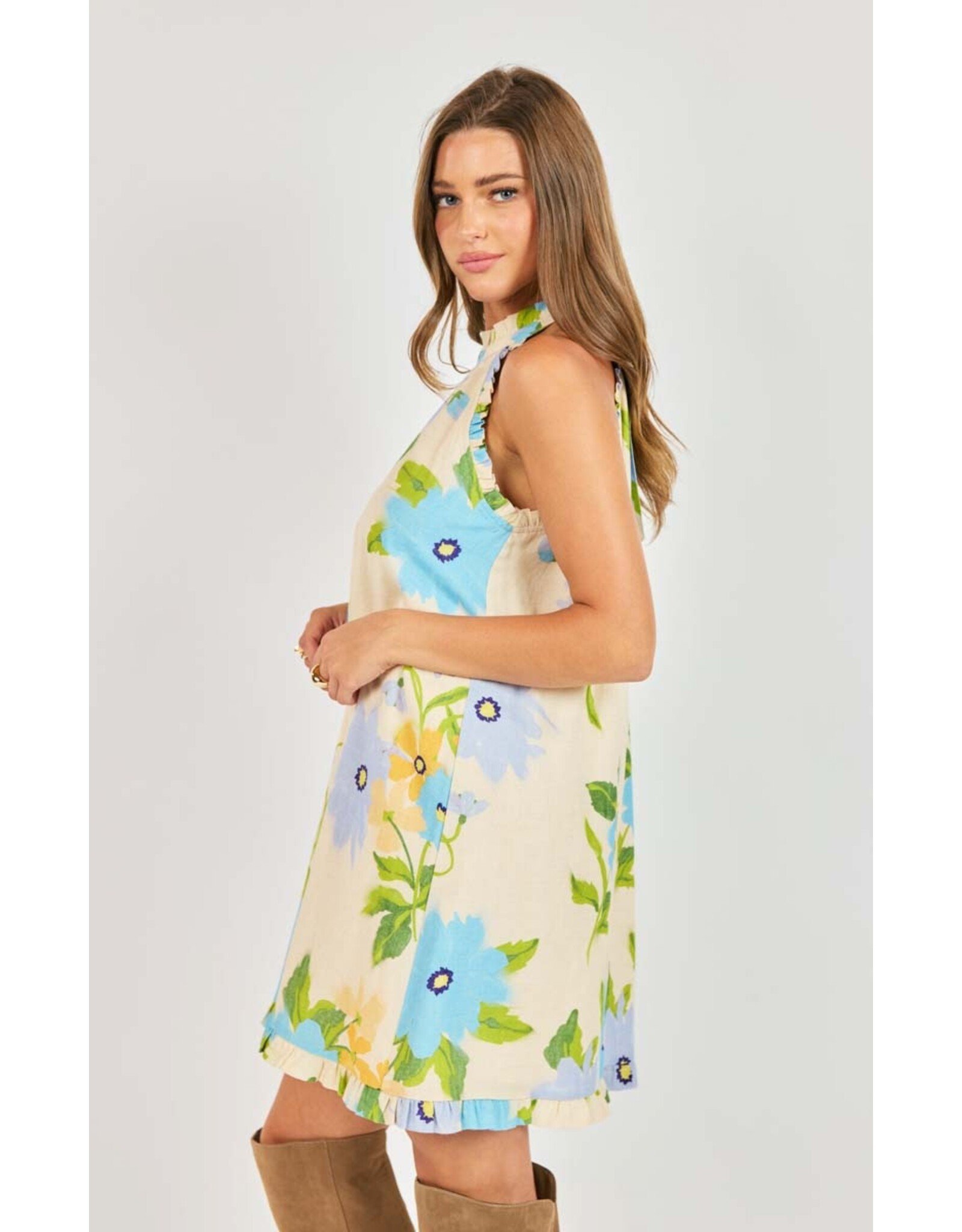 Sadie & Sage Sadie & Sage - Fresh Cut Mini Dress (Cream / Multi)