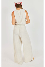 Sadie & Sage Sadie & Sage - Sugarloaf Elastic Hem Top (Oatmeal)