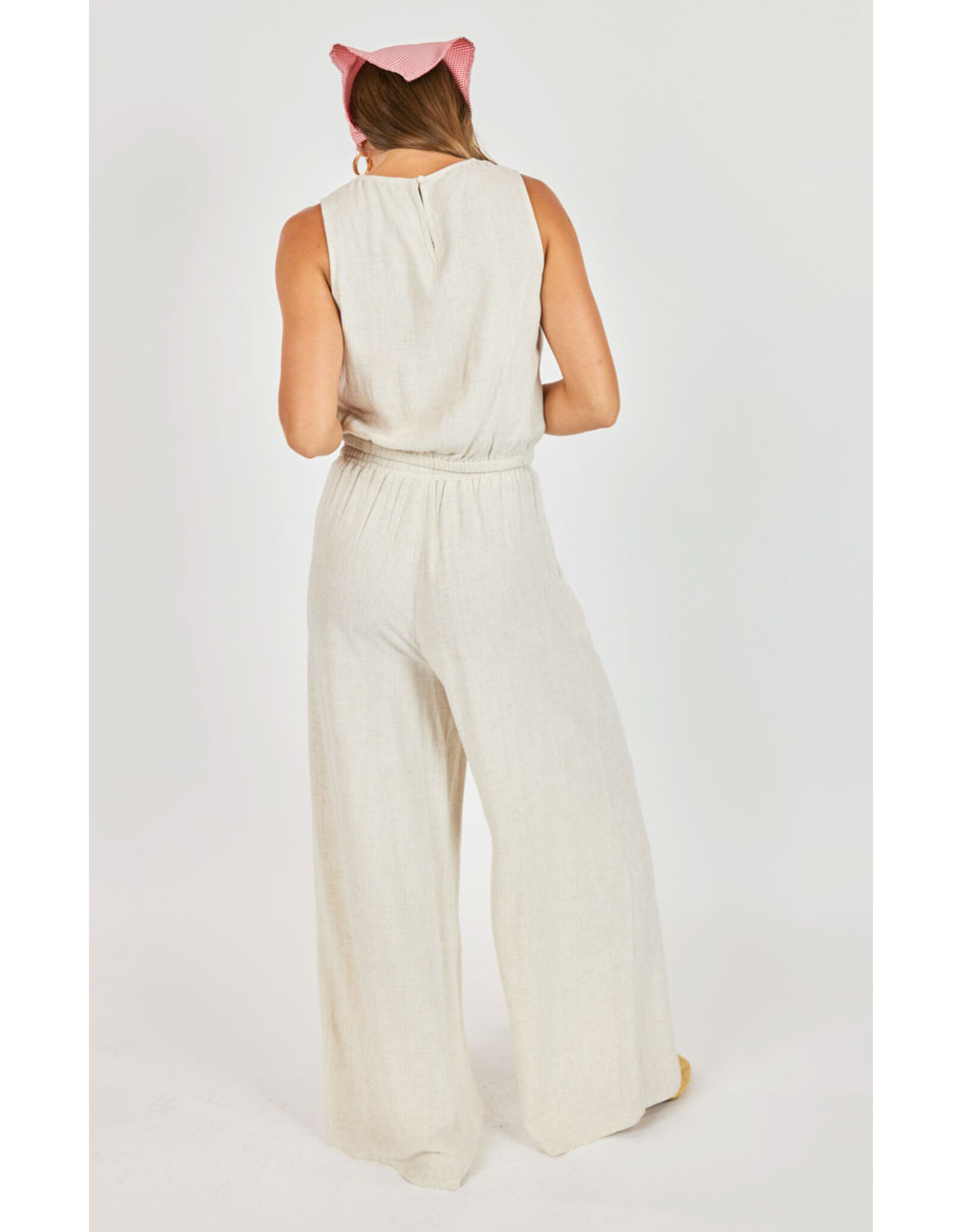 Sadie & Sage Sadie & Sage - Sugarloaf Elastic Hem Top (Oatmeal)