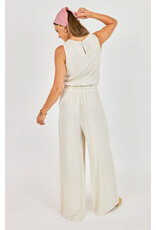 Sadie & Sage Sadie & Sage - Sugarloaf Elastic Hem Top (Oatmeal)