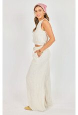 Sadie & Sage Sadie & Sage - Sugarloaf Elastic Waist Pants (Oatmeal)