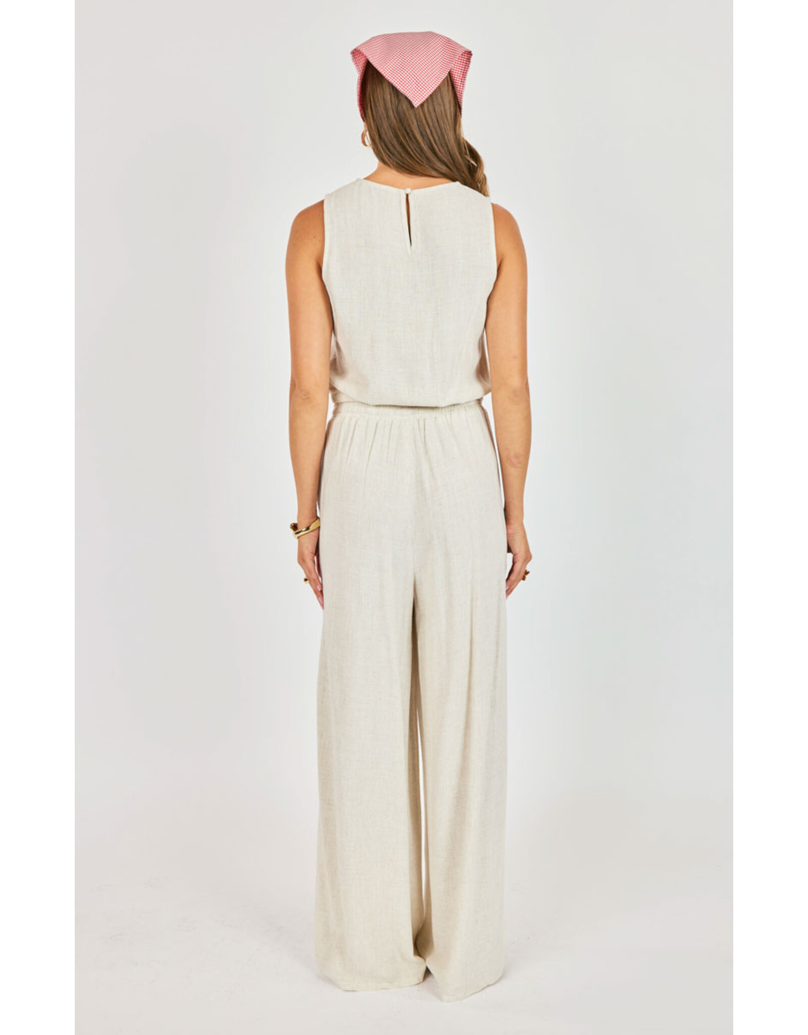 Sadie & Sage Sadie & Sage - Sugarloaf Elastic Waist Pants (Oatmeal)