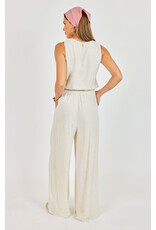 Sadie & Sage Sadie & Sage - Sugarloaf Elastic Waist Pants (Oatmeal)