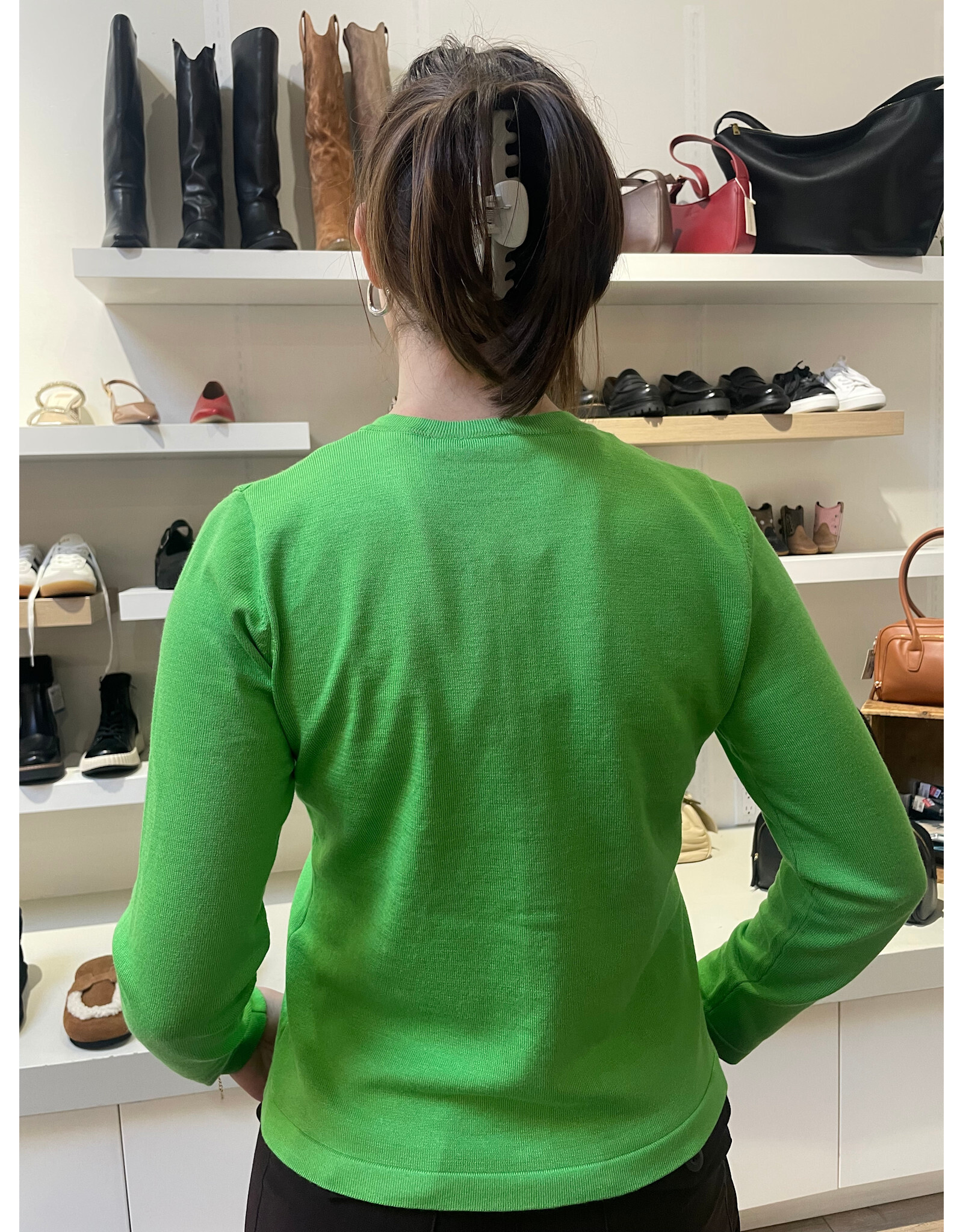 ICHI ICHI - Luls Cardigan (Kelly Green)