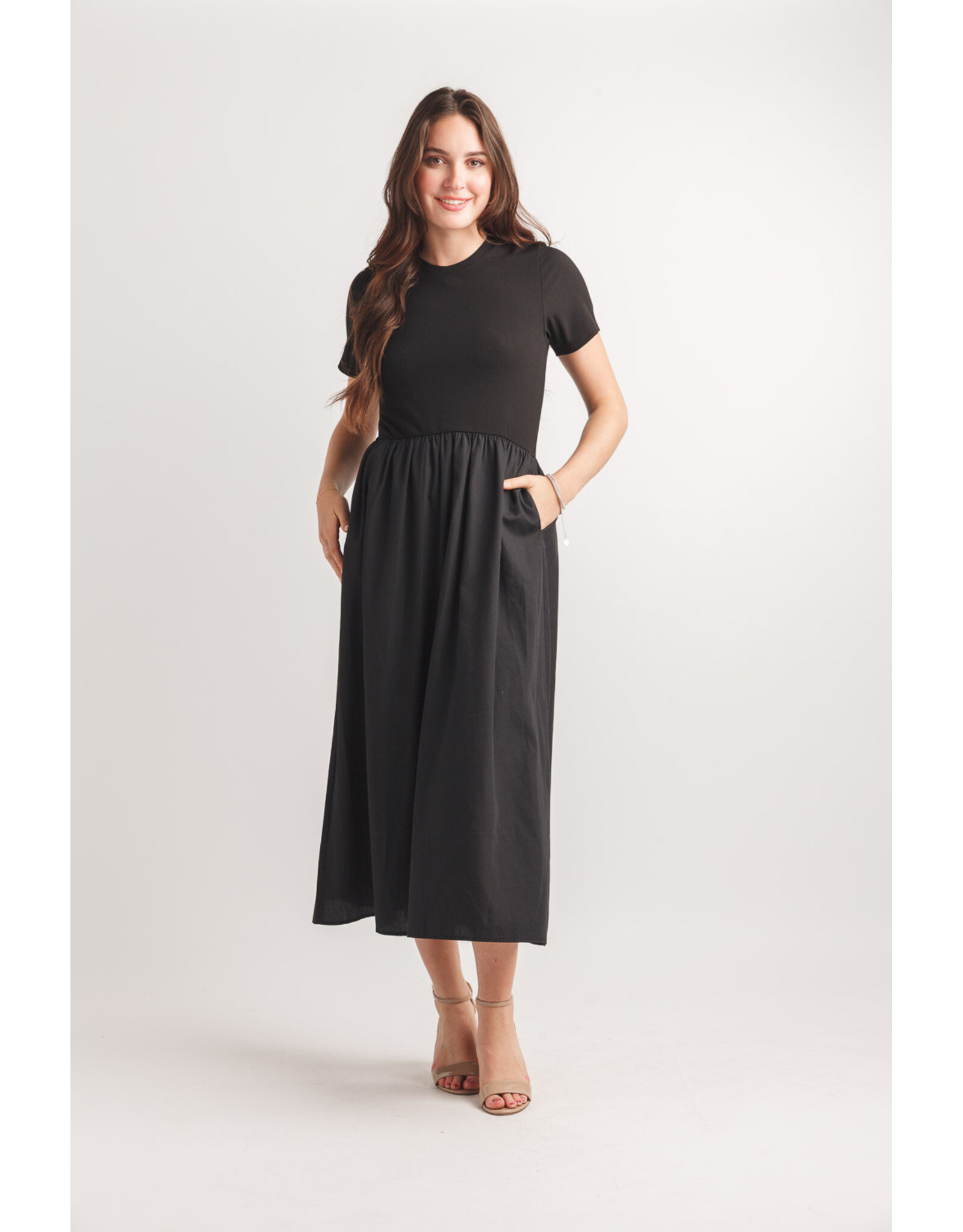 Papillon Papillon - Knit Short Sleeve Dress (Black)