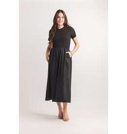 Papillon Papillon - Knit Short Sleeve Dress (Black)