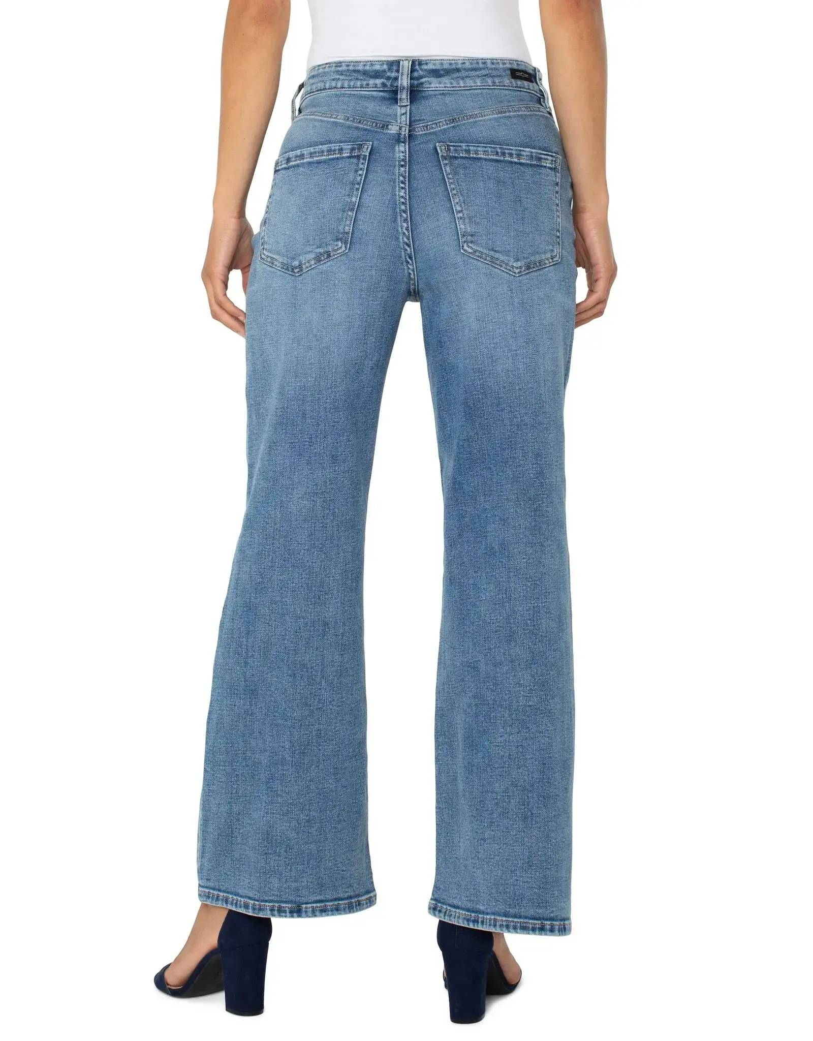 Liverpool Liverpool - Stride high rise wide leg (Carbon Canyon)