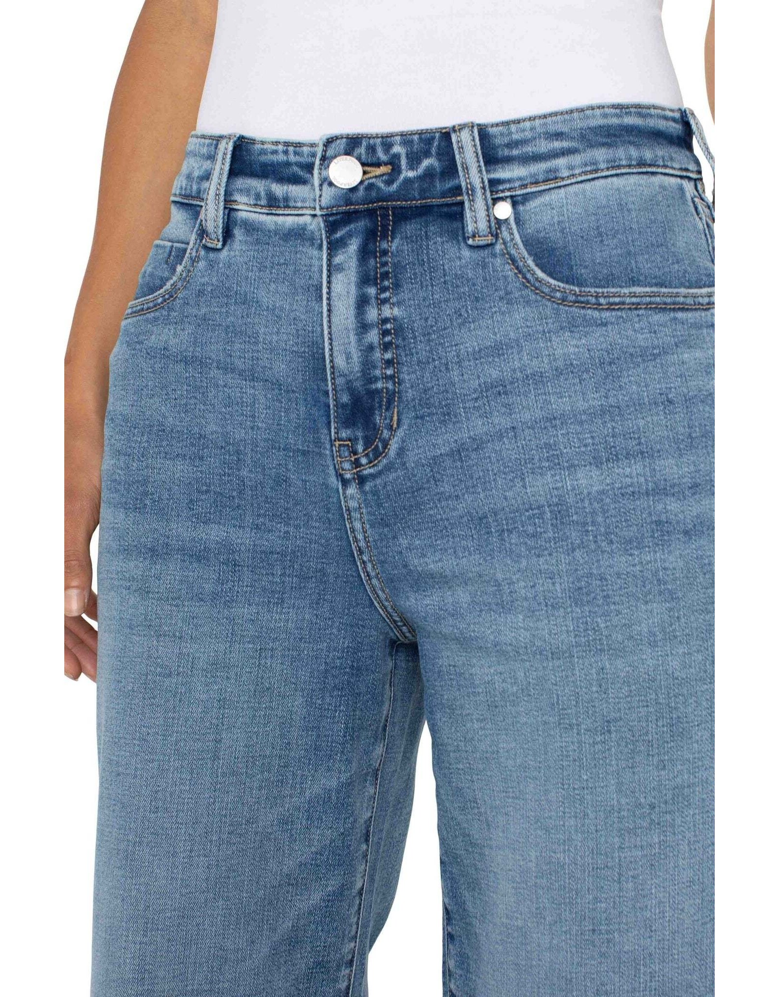 Liverpool Liverpool - Stride high rise wide leg (Carbon Canyon)