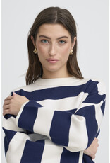 b.young b.young - Otari Stripe Jumper (Medieval Blue)