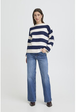 b.young b.young - Otari Stripe Jumper (Medieval Blue)