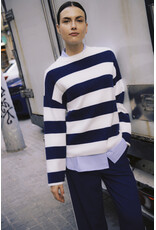 b.young b.young - Otari Stripe Jumper (Medieval Blue)