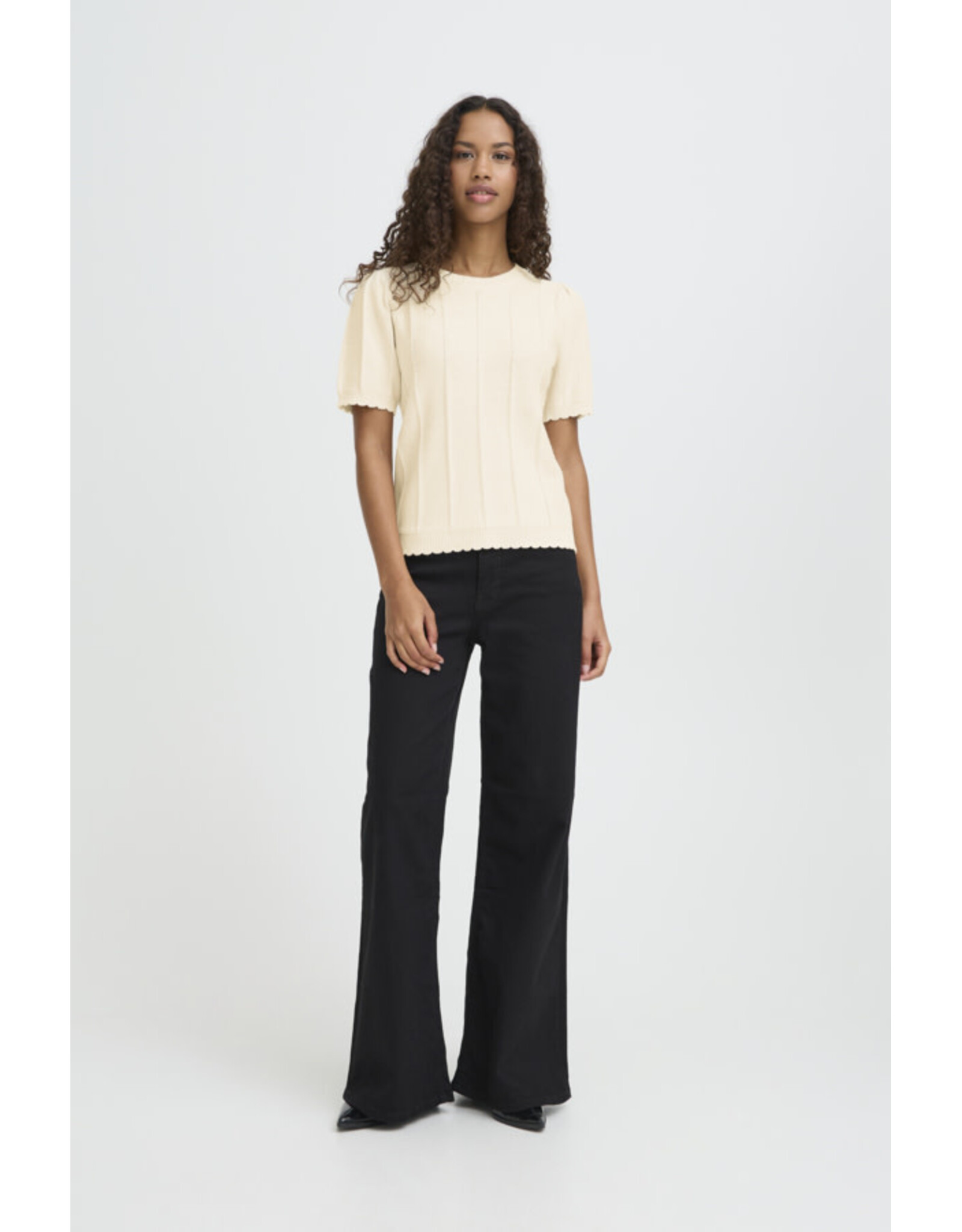 ICHI ICHI - Demue Short Sleeve Pullover (Birch)