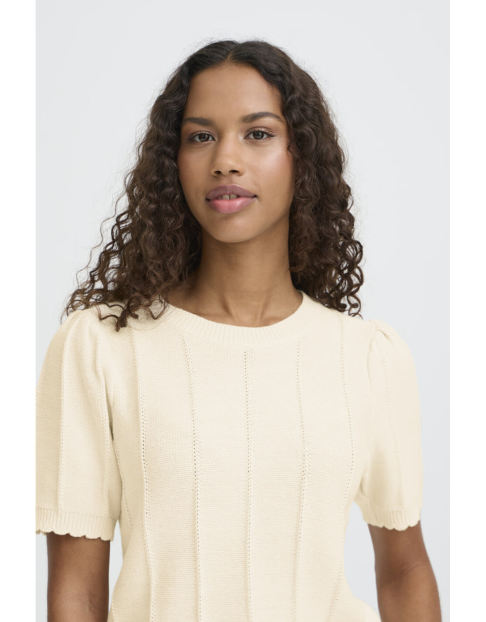 ICHI ICHI - Demue Short Sleeve Pullover (Birch)