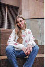 Papillon Papillon - 3d Heart Sweater (Pink)