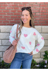 Papillon Papillon - 3d Heart Sweater (Pink)