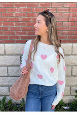 Papillon Papillon - 3d Heart Sweater (Pink)